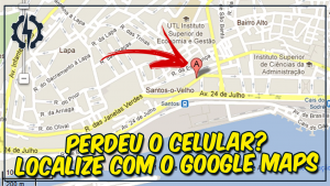 encontrar o celular pelo google maps