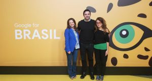 Marcela De Masi, Diretora Executiva de Branding e Comunicação do Grupo Boticário; Newton Neto, Diretor de parcerias do Google para América Latina; Lívia Sitta, analista de insights do Google Brasil e líder do projeto - Crédito: Divulgação