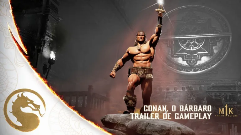Novo trailer de Mortal Kombat 1: Reina o Kaos destaca Conan, o Bárbaro